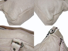 画像をギャラリービューアに読み込む, BALENCIAGA バレンシアガ ザ ファースト 2WAY ショルダーバッグ 103208 ピンク アイボリー レザー ハンドバッグ 美品 中古 4b006154