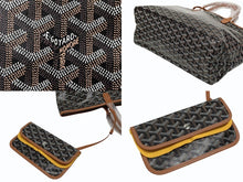 Load image into Gallery viewer, 新品未使用 GOYARD ゴヤール サンルイPM バッグ トートバッグ STLOUIPMLTY01CL01P ブラウン PVC レザー 中古 4b006166