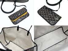 Load image into Gallery viewer, 新品未使用 GOYARD ゴヤール サンルイPM バッグ トートバッグ STLOUIPMLTY01CL01P ブラック PVC レザー 中古 4b006167
