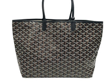 Load image into Gallery viewer, 新品未使用 GOYARD ゴヤール サンルイPM バッグ トートバッグ STLOUIPMLTY01CL01P ブラック PVC レザー 中古 4b006167