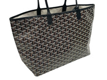 Load image into Gallery viewer, 新品未使用 GOYARD ゴヤール サンルイPM バッグ トートバッグ STLOUIPMLTY01CL01P ブラック PVC レザー 中古 4b006167
