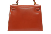 画像をギャラリービューアに読み込む, 極美品 HERMES エルメス ケリー28 外縫い ブリック ◽︎A刻印 カーフスキン ゴールド金具 ハンドバッグ 中古 4b006169