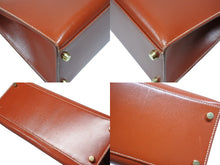 画像をギャラリービューアに読み込む, 極美品 HERMES エルメス ケリー28 外縫い ブリック ◽︎A刻印 カーフスキン ゴールド金具 ハンドバッグ 中古 4b006169