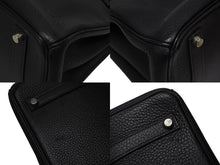 画像をギャラリービューアに読み込む, HERMES エルメス BIRKIN バーキン35 ブラック ゴールド金具 トリヨンクレマンス ハンドバッグ □H刻印 美品 中古 4b006171