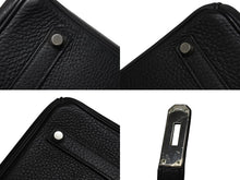 画像をギャラリービューアに読み込む, HERMES エルメス BIRKIN バーキン35 ブラック ゴールド金具 トリヨンクレマンス ハンドバッグ □H刻印 美品 中古 4b006171