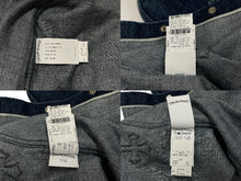 Load image into Gallery viewer, 極美品 CHROME HEARTS クロムハーツ 長袖デニムシャツ サイズXL クロスボール クロスパッチ デニム ブルー コットン シルバー925 中古 4b006174