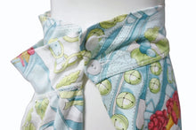 画像をギャラリービューアに読み込む, LOEWE ロエベ ヴィンテージ ラップスカート 総柄 スカーフ柄 アナグラム コットン マルチカラー サイズM 美品 中古 4b006179