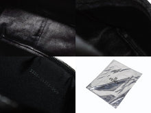 画像をギャラリービューアに読み込む, FENDI フェンディ マンマバケット ワンショルダーバッグ ズッカ柄 ブラック グレー ウール レザー シルバー金具 美品 中古 4b006182