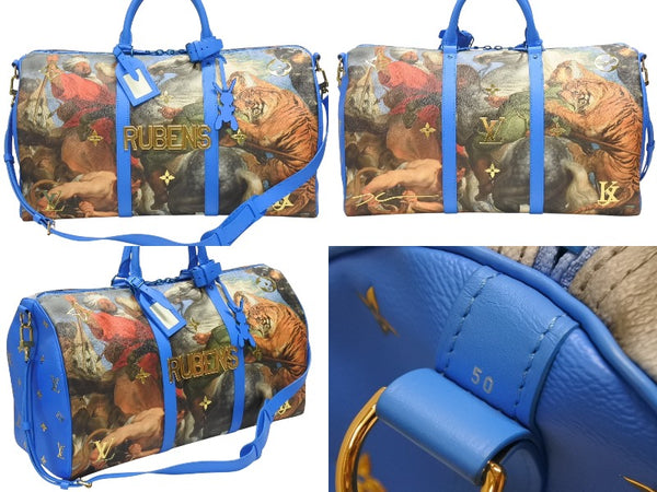 未使用 LOUIS VUITTON ルイヴィトン ルーベンス キーポルバンドリエール50 マスターズコレクション M43344 中古 4b006186