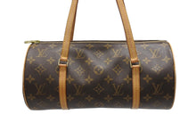 Load image into Gallery viewer, 極美品 LOUIS VUITTON ルイヴィトン パピヨン30 ハンドバッグ M51385 筒型 モノグラムキャンバス ブラウン 中古 4b006188
