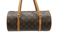 Load image into Gallery viewer, 極美品 LOUIS VUITTON ルイヴィトン パピヨン30 ハンドバッグ M51385 筒型 モノグラムキャンバス ブラウン 中古 4b006188