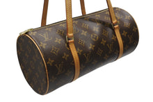 Load image into Gallery viewer, 極美品 LOUIS VUITTON ルイヴィトン パピヨン30 ハンドバッグ M51385 筒型 モノグラムキャンバス ブラウン 中古 4b006188