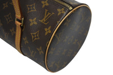 Load image into Gallery viewer, 極美品 LOUIS VUITTON ルイヴィトン パピヨン30 ハンドバッグ M51385 筒型 モノグラムキャンバス ブラウン 中古 4b006188