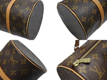 Load image into Gallery viewer, 極美品 LOUIS VUITTON ルイヴィトン パピヨン30 ハンドバッグ M51385 筒型 モノグラムキャンバス ブラウン 中古 4b006188