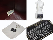 画像をギャラリービューアに読み込む, 極美品 CHANEL シャネル ミニマトラッセ 17 チェーンショルダーバッグ 1番台 ラムスキン ココマーク ブラック ゴールド金具 中古 4b006189