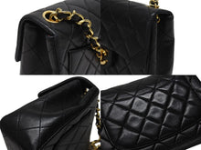 画像をギャラリービューアに読み込む, 極美品 CHANEL シャネル ミニマトラッセ 17 チェーンショルダーバッグ 1番台 ラムスキン ココマーク ブラック ゴールド金具 中古 4b006189