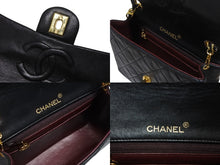 画像をギャラリービューアに読み込む, 極美品 CHANEL シャネル ミニマトラッセ 17 チェーンショルダーバッグ 1番台 ラムスキン ココマーク ブラック ゴールド金具 中古 4b006189