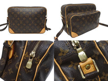 画像をギャラリービューアに読み込む, 極美品 LOUIS VUITTON ルイヴィトン ナイル ショルダーバッグ M45244 モノグラム ブラウン PVC レザー ゴールド金具 中古 4b006192