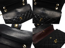 Load image into Gallery viewer, 極美品 CHANEL シャネル マトラッセ23 Wフラップ Wチェーンショルダーバッグ A01113 2番台 ココマーク ラムスキン ブラック 中古 4b006199