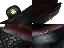 Load image into Gallery viewer, 極美品 CHANEL シャネル マトラッセ23 Wフラップ Wチェーンショルダーバッグ A01113 2番台 ココマーク ラムスキン ブラック 中古 4b006199