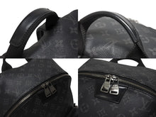 画像をギャラリービューアに読み込む, LOIIS VUITTON ルイヴィトン アポロ バックパック リュック M43186 モノグラム エクリプス ブラック グレー 美品 中古 4b006200