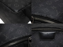 画像をギャラリービューアに読み込む, LOIIS VUITTON ルイヴィトン アポロ バックパック リュック M43186 モノグラム エクリプス ブラック グレー 美品 中古 4b006200