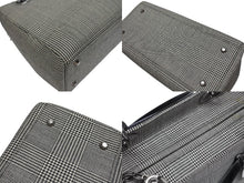 Load image into Gallery viewer, Christian Dior クリスチャンディオール レディディオール ミディアム 2WAY ハンドバッグ 千鳥格子 ブラック ホワイト 美品 中古 4b006201