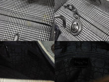 Load image into Gallery viewer, Christian Dior クリスチャンディオール レディディオール ミディアム 2WAY ハンドバッグ 千鳥格子 ブラック ホワイト 美品 中古 4b006201