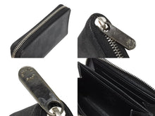 画像をギャラリービューアに読み込む, LOUIS VUITTON ルイヴィトン ジッピーコインパース ダミエグラフィット N63076 フランス製 PVC ブラック シルバー 美品 中古 4b006205