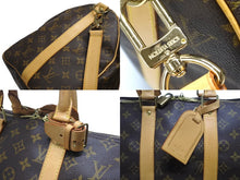 画像をギャラリービューアに読み込む, 極美品 LOUIS VUITTON ルイヴィトン キーポル バンドリエール45 ボストンバッグ M41418 モノグラム ブラウン ゴールド金具 中古 4b006206