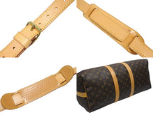 画像をギャラリービューアに読み込む, 極美品 LOUIS VUITTON ルイヴィトン キーポル バンドリエール45 ボストンバッグ M41418 モノグラム ブラウン ゴールド金具 中古 4b006206