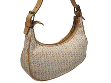 画像をギャラリービューアに読み込む, CELINE セリーヌ ワンショルダーバッグ CE00/13 キャンバス レザー ベージュ イタリア製 マカダム柄 総柄 美品 中古 4b006208