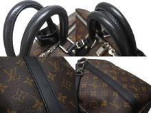 画像をギャラリービューアに読み込む, 極美品 LOUIS VUITTON ルイヴィトン キーポル バンドリエール45 ボストンバッグ M56711 モノグラムマカサー ブラウン 中古 4b006211