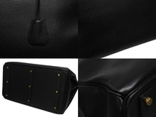 画像をギャラリービューアに読み込む, 極美品 HERMES エルメス ハンドバッグ オータクロア50 アルデンヌ ゴールド金具 ブラウン □G刻印 2003年 中古 4b006212