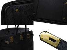 画像をギャラリービューアに読み込む, 極美品 HERMES エルメス ハンドバッグ オータクロア50 アルデンヌ ゴールド金具 ブラウン □G刻印 2003年 中古 4b006212