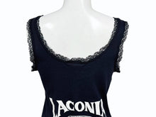 画像をギャラリービューアに読み込む, HARLEY DAVIDSON ハーレーダビッドソン タンクトップ ロゴ 薔薇 ポリエステル コットン ブラック ピンク 美品 中古 4b006220