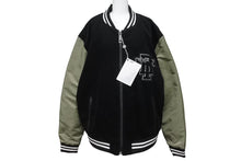 画像をギャラリービューアに読み込む, 極美品 TRUE RELIGION トゥルー レリジョン VARSITY JACKET ヴァーシティジャケット ブラック カーキ サイズXXL 中古 4b006222