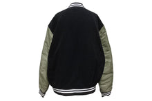 画像をギャラリービューアに読み込む, 極美品 TRUE RELIGION トゥルー レリジョン VARSITY JACKET ヴァーシティジャケット ブラック カーキ サイズXXL 中古 4b006222