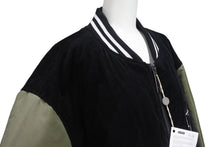 画像をギャラリービューアに読み込む, 極美品 TRUE RELIGION トゥルー レリジョン VARSITY JACKET ヴァーシティジャケット ブラック カーキ サイズXXL 中古 4b006222