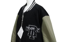 画像をギャラリービューアに読み込む, 極美品 TRUE RELIGION トゥルー レリジョン VARSITY JACKET ヴァーシティジャケット ブラック カーキ サイズXXL 中古 4b006222