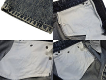 Load image into Gallery viewer, 極美品 MIUMIU ミュウミュウ フラワーペイント デニムパンツ AMM1 2019 2161 コットン ポリエステル ブルー ピンク サイズ28 中古 4b006223