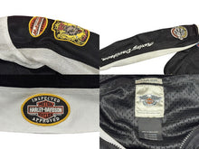 画像をギャラリービューアに読み込む, HARLEYDAVIDSON ハーレーダビッドソン レーシングジャケット 97288-12VW ブラック ホワイト マルチカラー サイズS 美品 中古 4b006226