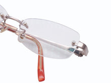 画像をギャラリービューアに読み込む, 極美品 Christian Dior クリスチャンディオール メガネ アイウェア CD7717J C7T 度入り リムレス ラインストーン 中古 4b006228