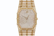 Load image into Gallery viewer, 極美品 AUDEMARS PIGUET オーデマピゲ 純正 フルダイヤ バンブーBAMBOO 時計 クォーツ メンズ 中古 4b006232