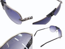 画像をギャラリービューアに読み込む, CHROME HEARTS クロムハーツ BALLS ボールズ サングラス アイウェア ティアドロップ CHプラス フローラルクロス シルバー 美品 中古 4b006237