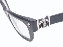 画像をギャラリービューアに読み込む, CHROME HEARTS クロムハーツ BANGADANG バンガダン サングラス サイズ52◻︎20-148 BSフレア装飾 ウェリントン ブラック 美品 中古 4b006239