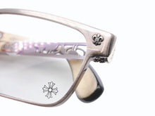 画像をギャラリービューアに読み込む, 極美品 CHROME HEARTS クロムハーツ PAWSMUC サングラス アイウェア サイズ59◻︎17-144 BSフレア装飾 メタルフレーム シルバー 中古 4b006241