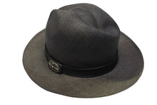 画像をギャラリービューアに読み込む, CHROME HEARTS クロムハーツ オーバルクロス ガスリンガー レザー ストローハット 帽子 サイズM 58.5cm 良品 中古 4b006244