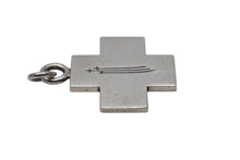 画像をギャラリービューアに読み込む, CHROME HEARTS クロムハーツ NYC 3RS CROSS クロス ペンダントトップ 重量約12.5g ホースシュー ニューヨーク限定 美品 中古 4b006245