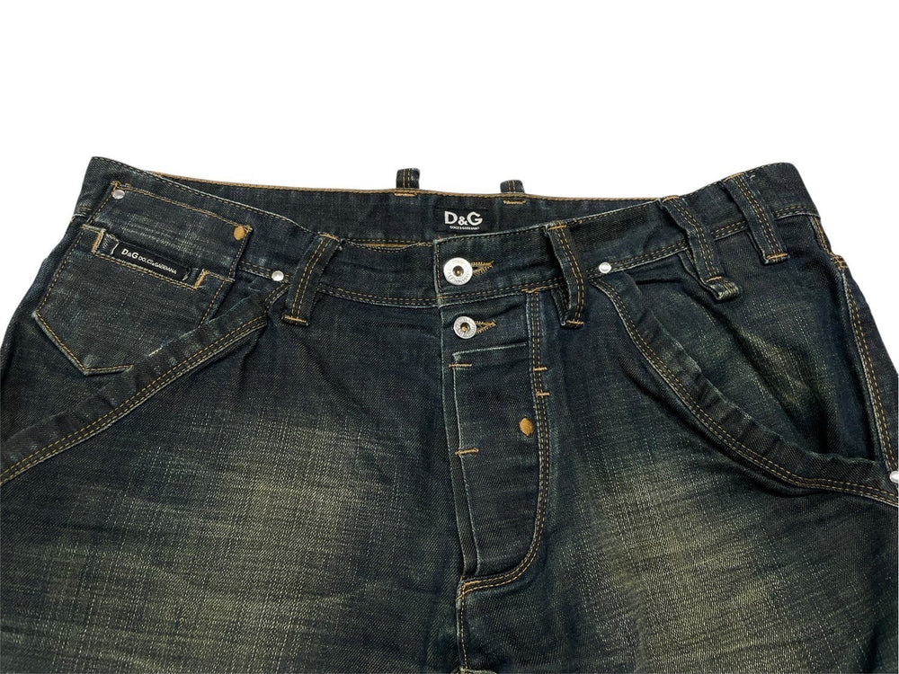 Very good condition Dolce&GDolce &amp; Gabbana denim pants, RPO460 SD638, made in Turkey, cotton/elastane blend, blue, size 48, used. (Item number: 4b006247)